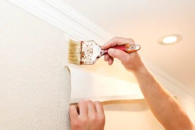 Pose de papier peint à Valcivières — revêtements muraux et toiles de verre